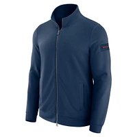 Men's J. Palmer Navy Denver Broncos QB1 Full-Zip Sweatshirt