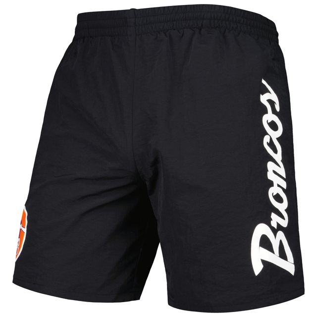Short en nylon Essentials de l'équipe Denver Broncos Mitchell & Ness pour homme, noir
