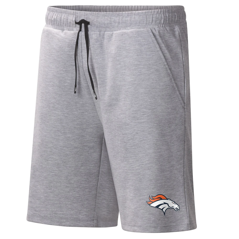 Men's MSX by Michael Strahan Heather Gray Denver Broncos Trainer Shorts