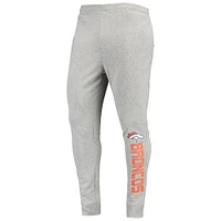 Men's MSX by Michael Strahan Heathered Gray Denver Broncos Jogger Pants