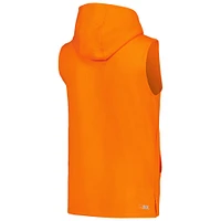 Men's MSX by Michael Strahan Orange Denver Broncos Marathon Sleeveless Pullover Hoodie