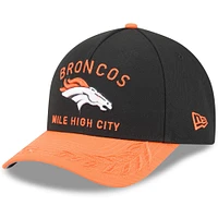 Men's New Era /Orange Denver Broncos 2025 NFL Draft 9FORTY M-Crown A-Frame Adjustable Hat