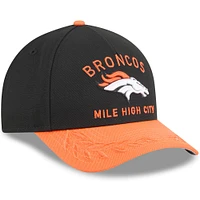 Men's New Era /Orange Denver Broncos 2025 NFL Draft 9FORTY M-Crown A-Frame Adjustable Hat