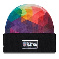 Men's New Era Black Denver Broncos 2023 NFL Crucial Catch Cuffed Knit Hat