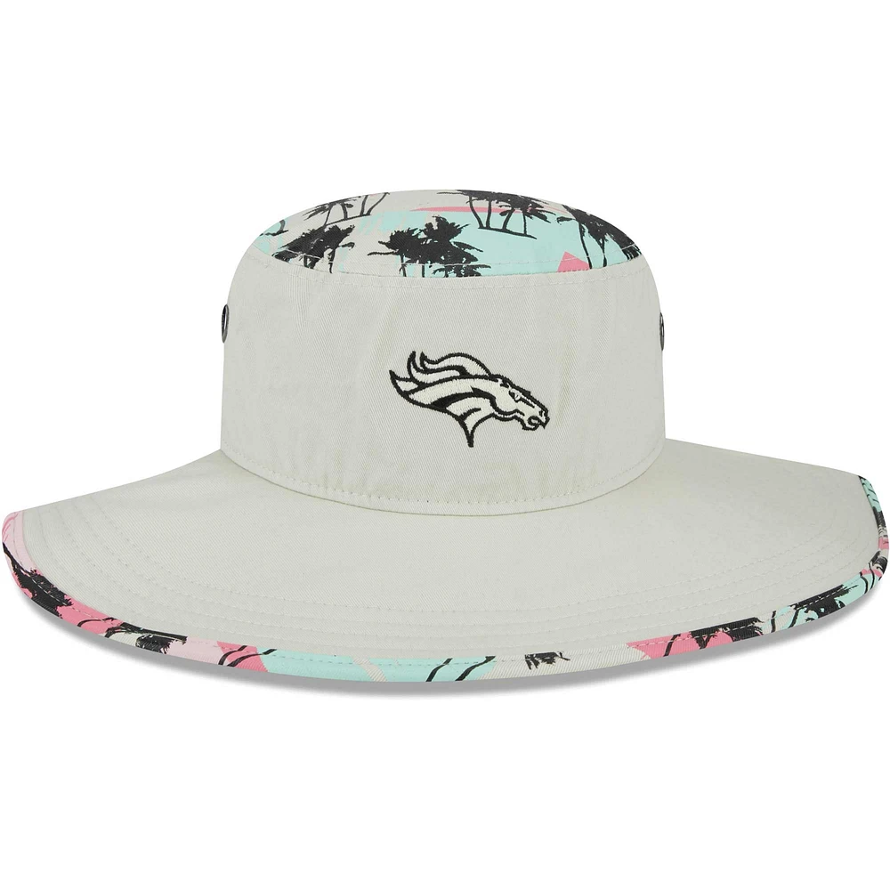 Chapeau bob Retro Beachin' des Broncos de Denver New Era kaki pour homme