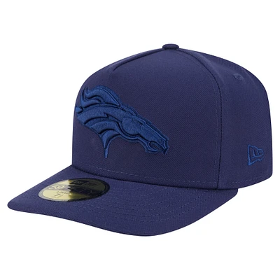 Casquette ajustée A-Frame 59FIFTY pour homme avec pack de couleurs bleu marine des Denver Broncos New Era