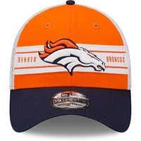 Men's New Era Orange/Navy Denver Broncos Team Banded 39THIRTY - Flex Hat