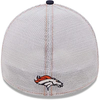 Men's New Era Orange/Navy Denver Broncos Team Banded 39THIRTY - Flex Hat