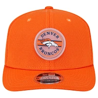Casquette ajustable extensible à boutons-pression 9SEVENTY Adventure Patched orange Denver Broncos New Era pour homme