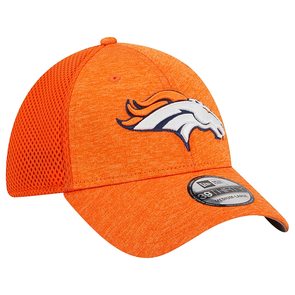Casquette Flex 39THIRTY Basic des Denver Broncos New Era pour homme, orange