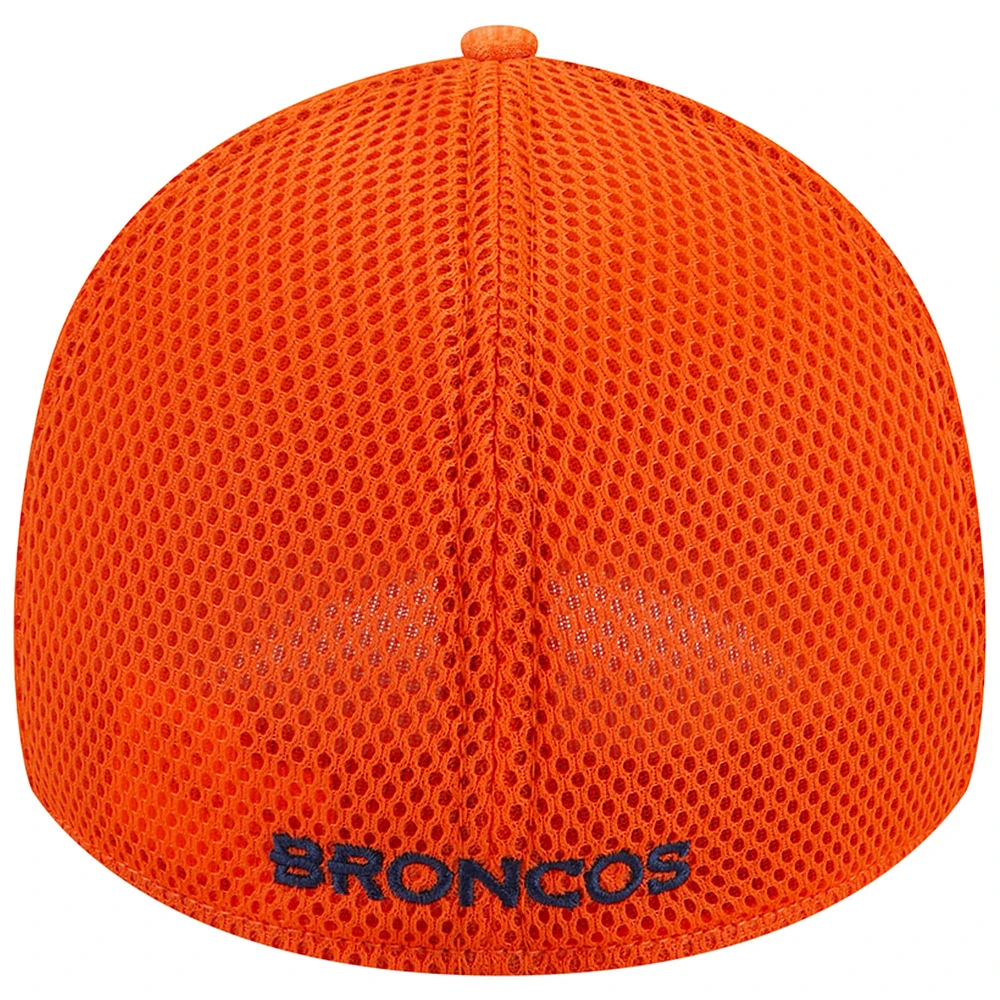 Casquette Flex 39THIRTY Basic des Denver Broncos New Era pour homme, orange