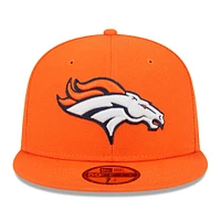 Casquette ajustée Main 59FIFTY orange Denver Broncos New Era pour homme