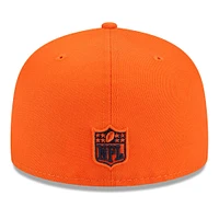 Casquette ajustée Main 59FIFTY orange Denver Broncos New Era pour homme