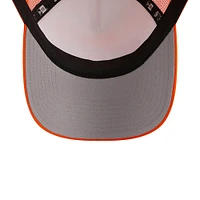 Men's New Era White/Orange Denver Broncos Stacked A-Frame Trucker 9FORTY Adjustable Hat