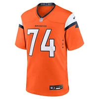 Men's Nike Ben Powers  Orange Denver Broncos Team Game Jersey