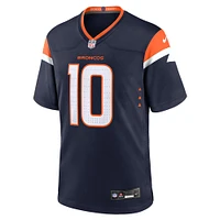 Men's Nike Bo Nix  Navy Denver Broncos Alternate Game Jersey