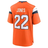 Men's Nike Brandon Jones  Orange Denver Broncos Team Game Jersey