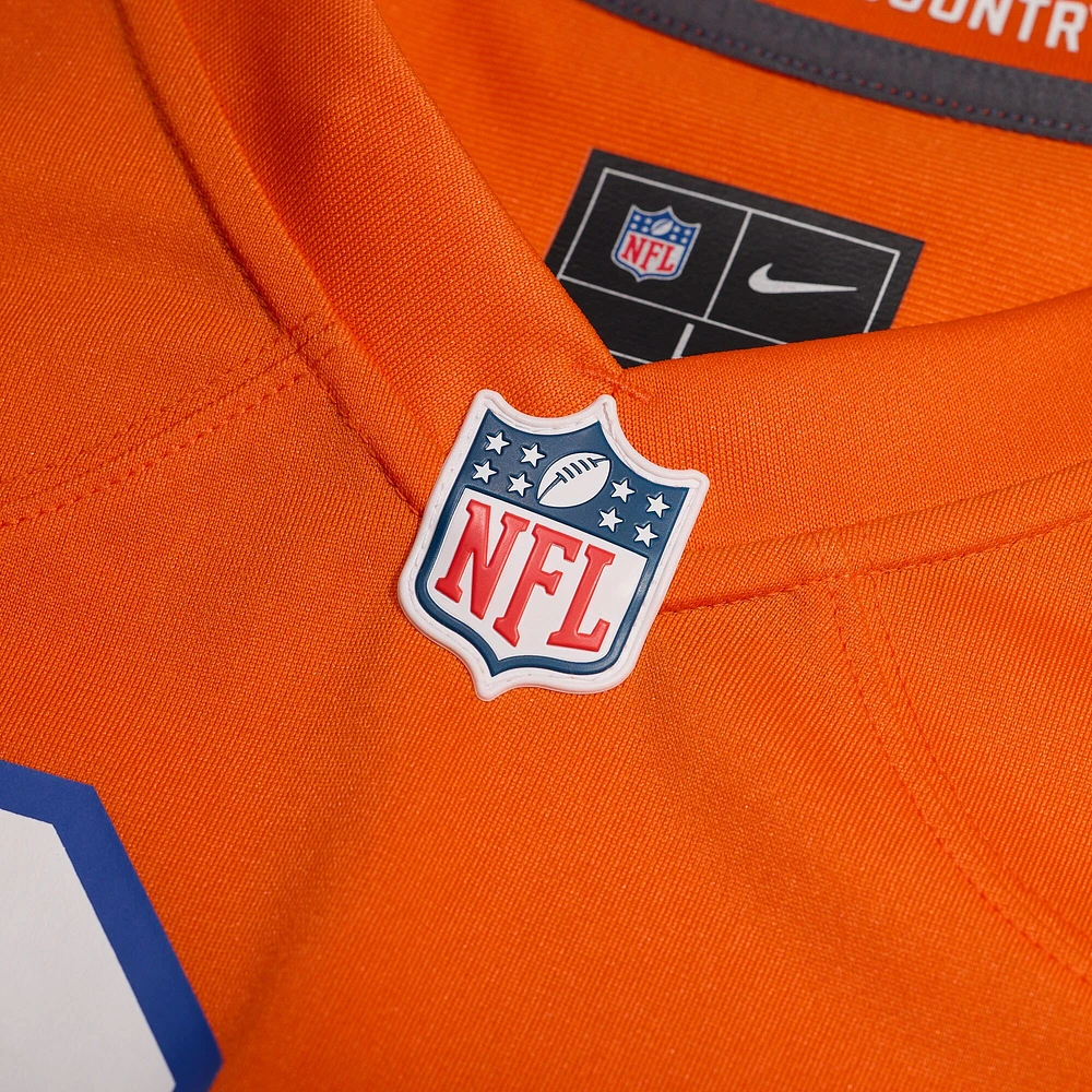 Men's Nike Jason Elam Orange Denver Broncos Mile High Collection 1977 Throwback Retired Player Game Jersey