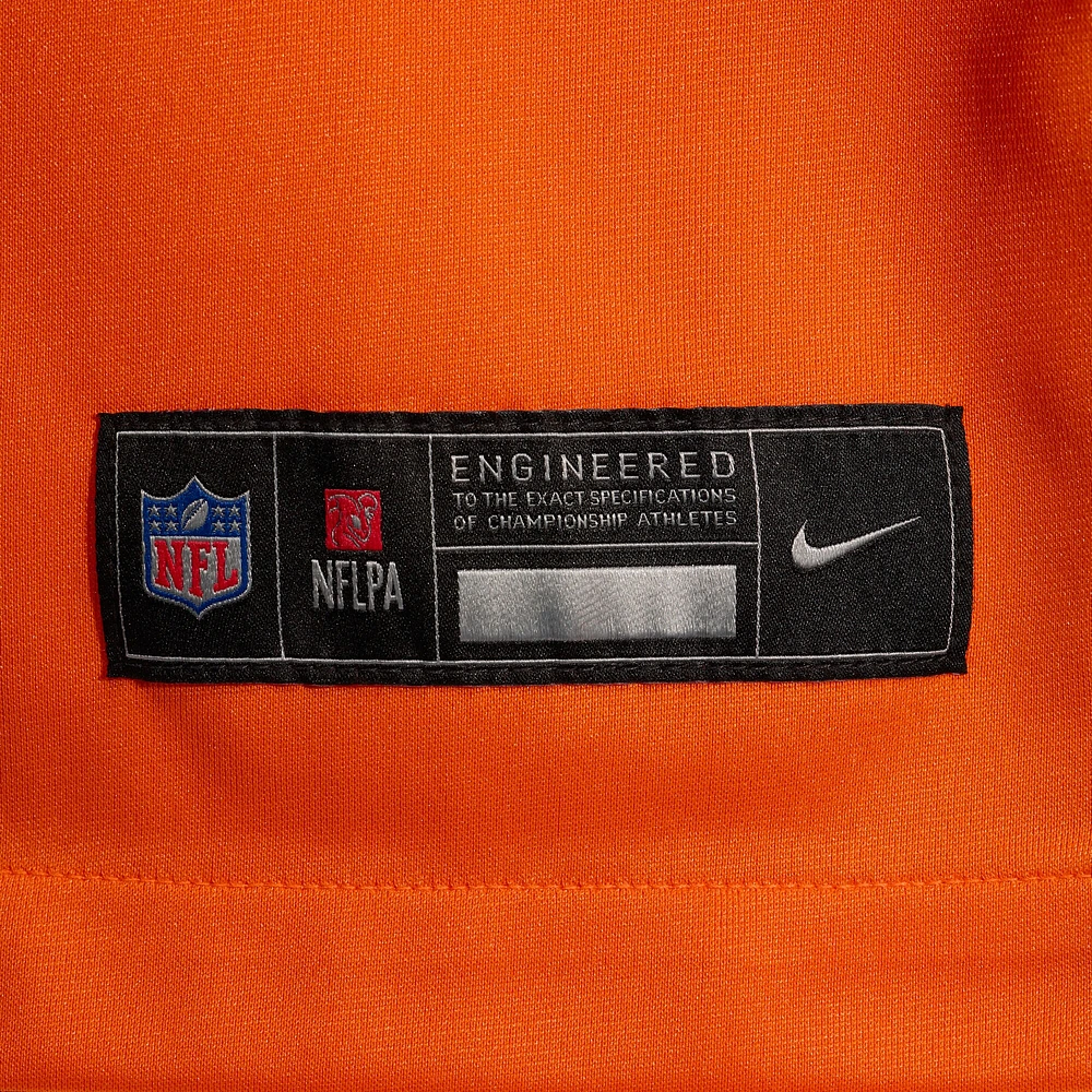 Men's Nike Jason Elam Orange Denver Broncos Mile High Collection 1977 Throwback Retired Player Game Jersey