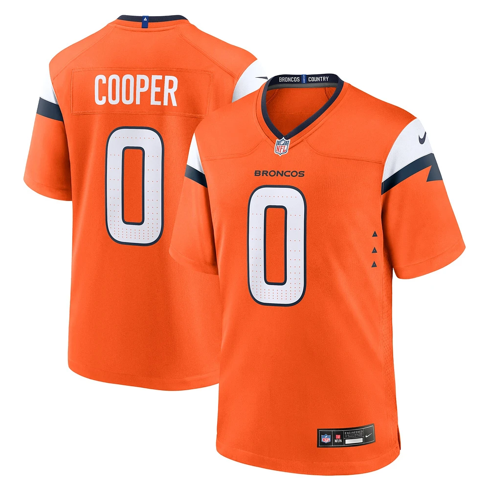Men's Nike Jonathon Cooper Orange Denver Broncos Team Game Jersey