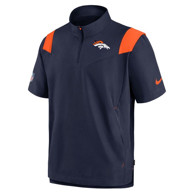 Haut à enfiler Chevron Lockup Nike Denver Broncos Sideline Coaches pour homme - Bleu marine
