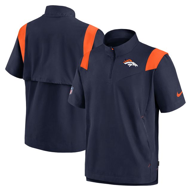 Haut à enfiler Chevron Lockup Nike Denver Broncos Sideline Coaches pour homme - Bleu marine