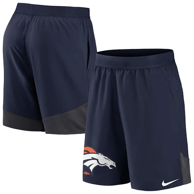 Men's Nike Navy Denver Broncos Team Shorts
