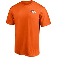 Men's Orange Denver Broncos Team #1 Dad T-Shirt
