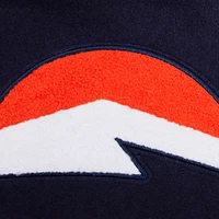Men's Pro Standard  Navy Denver Broncos Classic Wool Varsity Full-Snap Jacket