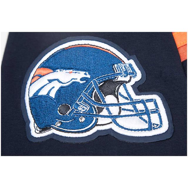 T-shirt Pro Standard pour homme bleu marine Denver Broncos Old English