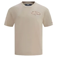 Men's Pro Standard Tan Denver Broncos Drop Shoulder T-Shirt