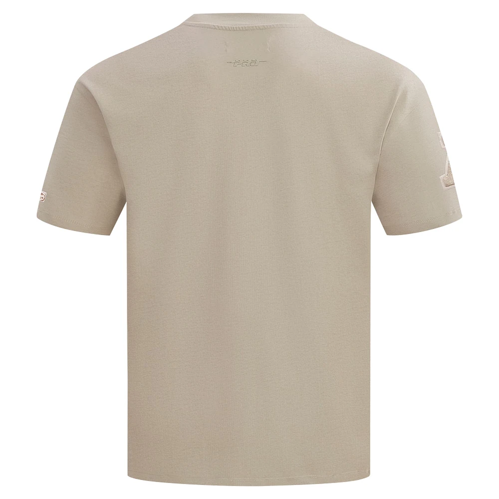 Men's Pro Standard Tan Denver Broncos Drop Shoulder T-Shirt