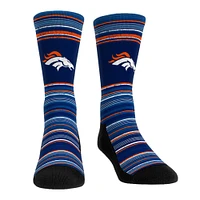 Men's Rock Em Socks Denver Broncos Primary Crew & Boxer Briefs Combo Pack