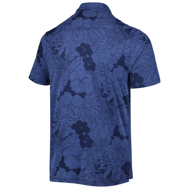 Polo Tommy Bahama bleu marine Denver Broncos Miramar Blooms pour homme