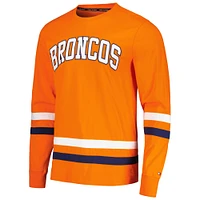 Men's Tommy Hilfiger Orange/Navy Denver Broncos Nolan Long Sleeve T-Shirt
