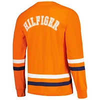Men's Tommy Hilfiger Orange/Navy Denver Broncos Nolan Long Sleeve T-Shirt