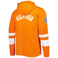 Men's Tommy Hilfiger Orange/White Denver Broncos Alex Long Sleeve Hoodie T-Shirt