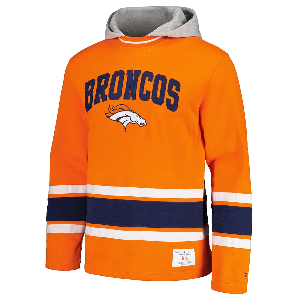 Men's Tommy Hilfiger Orange Denver Broncos Ivan Fashion Pullover Hoodie