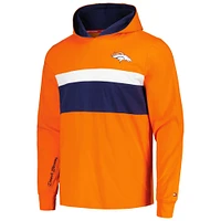 Men's Tommy Hilfiger  Orange Denver Broncos Morgan Long Sleeve Hoodie T-Shirt