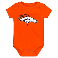 Newborn & Infant Orange Denver Broncos Team Logo Bodysuit