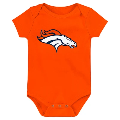 Newborn & Infant Orange Denver Broncos Team Logo Bodysuit