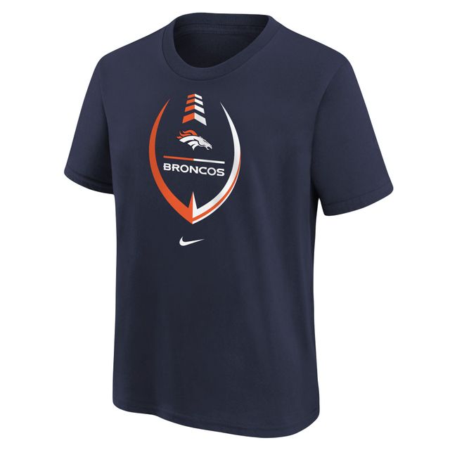 Préscolaire Nike Denver Broncos Icon Wordmark bleu marine - T-shirt