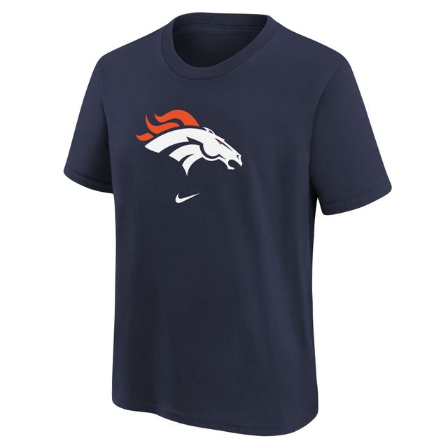 Préscolaire Nike Denver Broncos Logo Football bleu marine - T-shirt