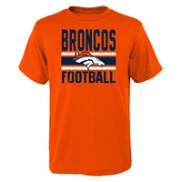 Preschool Orange/Navy Denver Broncos Fan Fave T-Shirt Combo Set