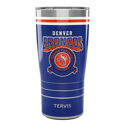 Tervis Denver Broncos 20oz. Gobelet vintage en acier inoxydable