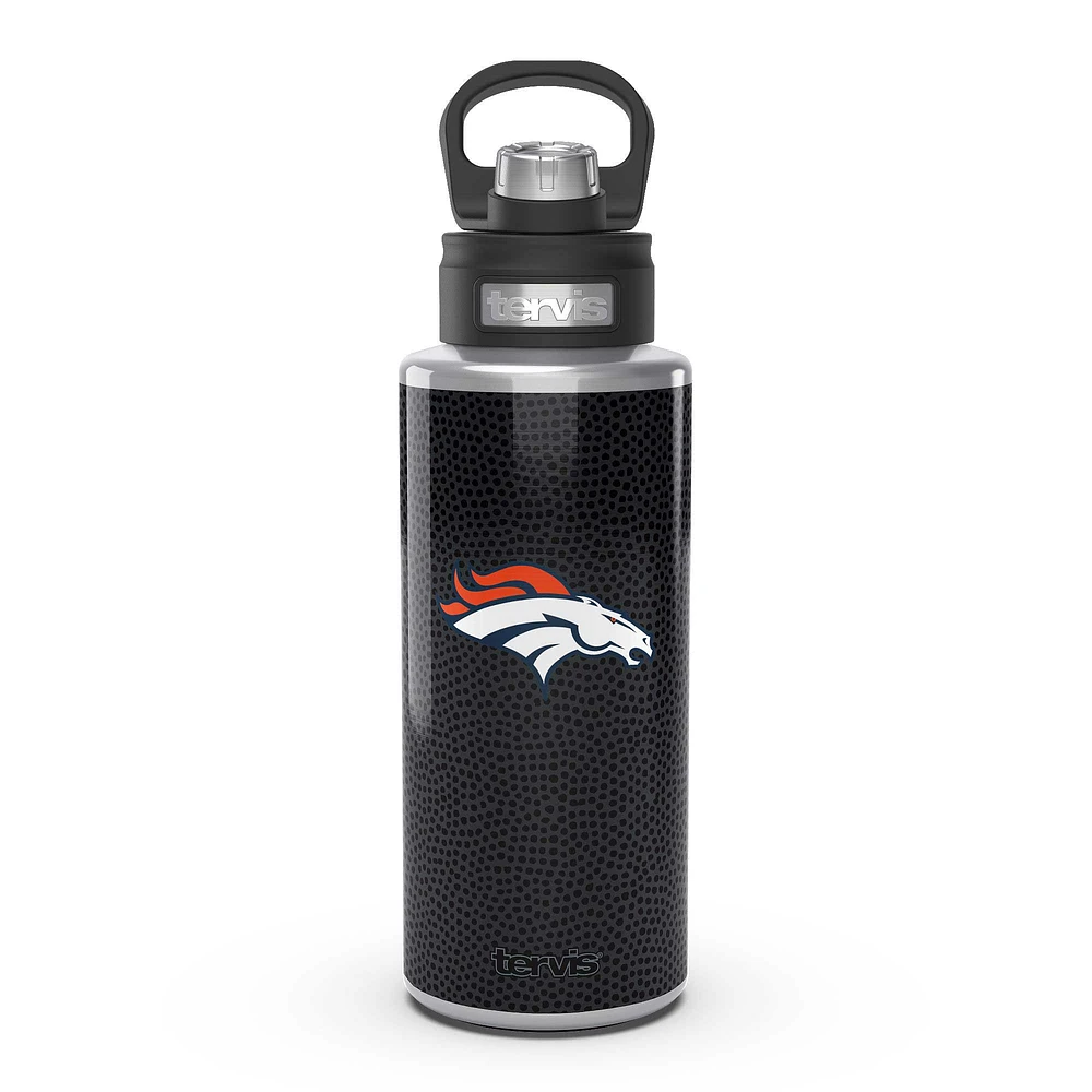 Tervis Denver Broncos 32oz. Bouteille d'eau en cuir à large goulot