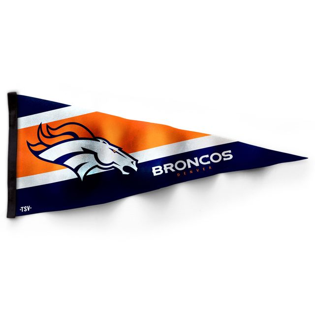 The Sports Vault Denver Broncos - Fanion de collection 12 '' x 30 ''
