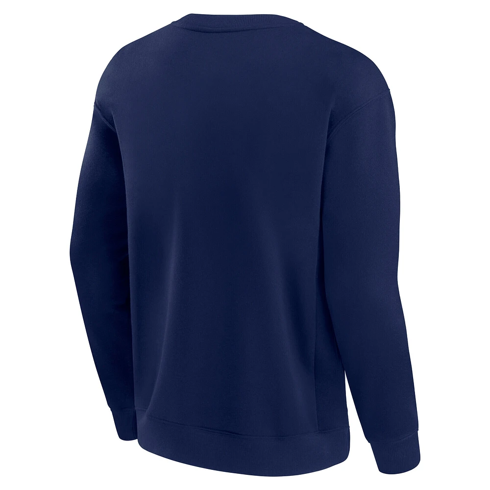 Unisex Fanatics  Navy Denver Broncos Elements Unlimited Fleece Pullover Sweatshirt