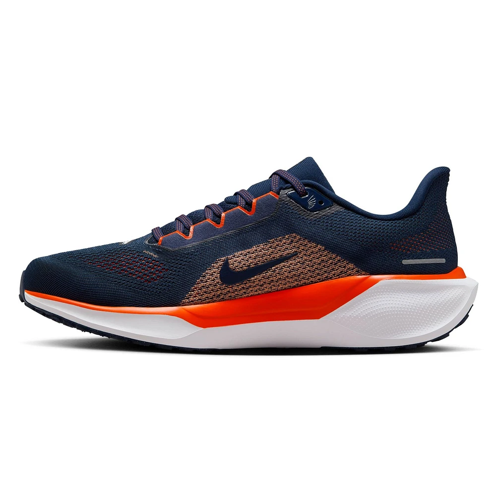 Chaussures de course unisexes Nike Zoom Pegasus 41 bleu marine Denver Broncos