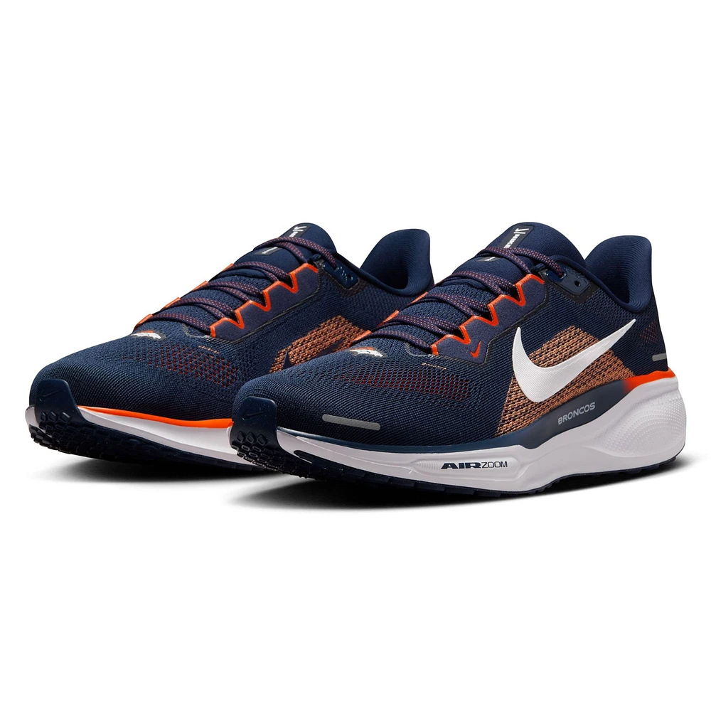 Chaussures de course unisexes Nike Zoom Pegasus 41 bleu marine Denver Broncos